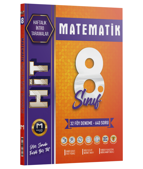 8.SINIF MOZAİK HİT 32 LI DENEME MATEMATİK- 2024-25